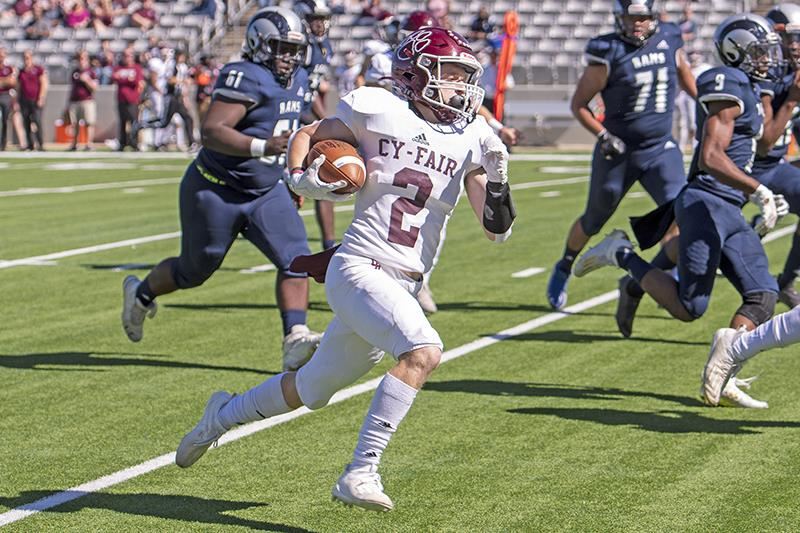 Cy-Fair High School junior wide receiver Kyle Chambers and the Bobcats finished as District 17-6A’s third seed.